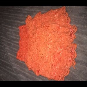 lace shorts